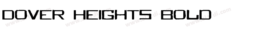 Dover Heights Bold字体转换